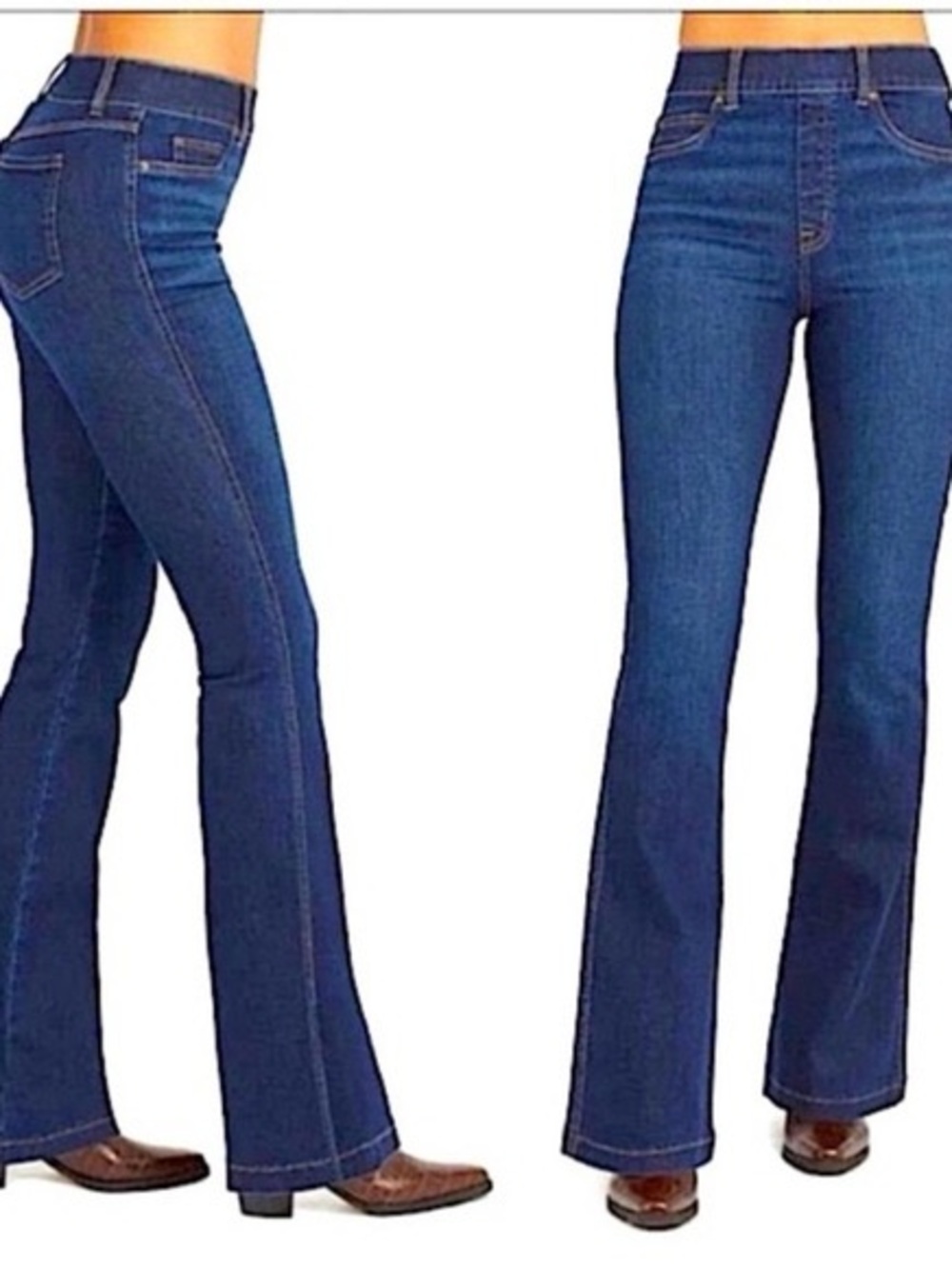 SPANX - Women's Clean Indigo Bootcut Denim Trouser